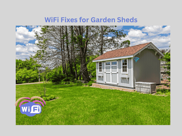 WiFi Fixes for Garden Sheds,extend WiFi to garden shed,best outdoor WiFi solution,mesh WiFi for garden,powerline adapter for outdoor shed